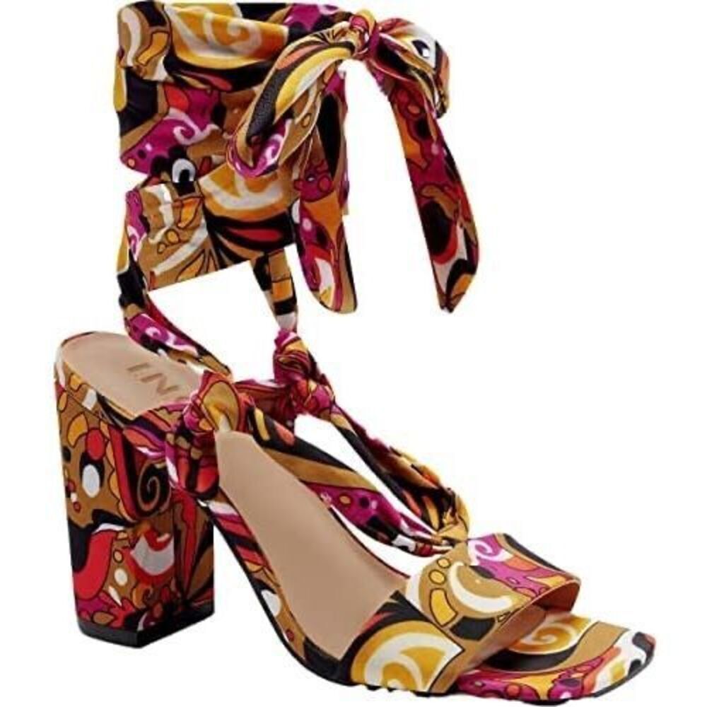 INC Womens Laeelia Strappy Square Toe Pumps Block Heels Size 7.5 New, no box - Picture 4 of 8